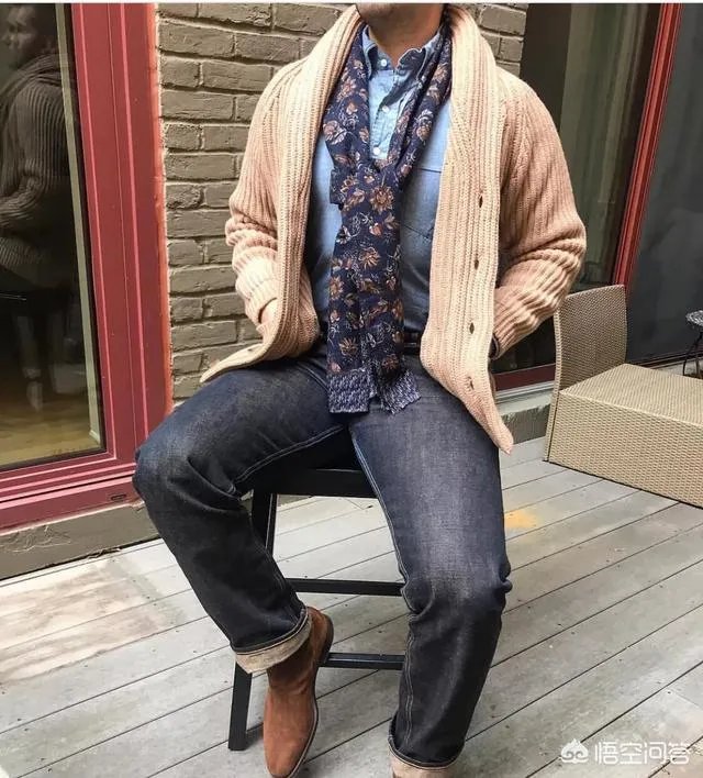 对于冬季流行的男士毛衣来说,如何穿出时尚的感觉?
