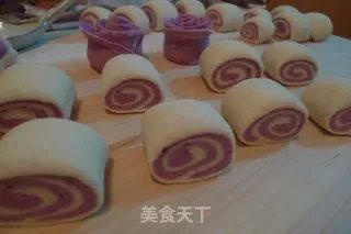 奶香紫薯馒头
