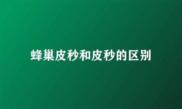 蜂巢皮秒和皮秒的区别