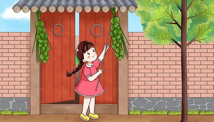 端午门上挂艾草是什么意思