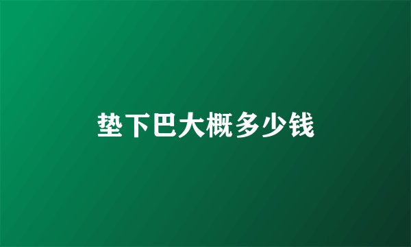 垫下巴大概多少钱