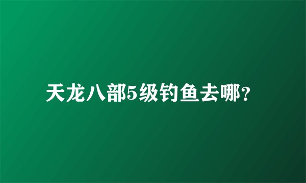 天龙八部5级钓鱼去哪？