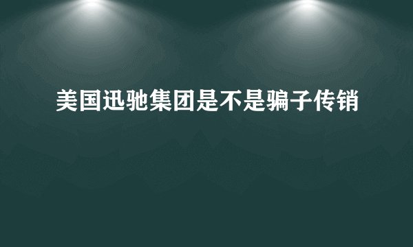 美国迅驰集团是不是骗子传销