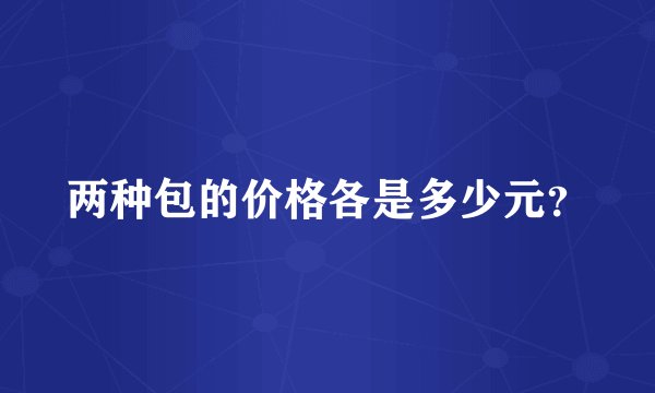 两种包的价格各是多少元？