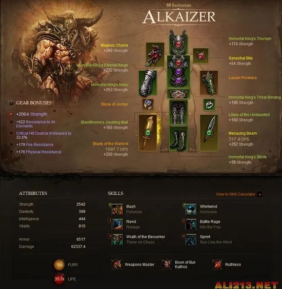 《暗黑3》巅峰等级的领跑者 Alkaizer即将满级