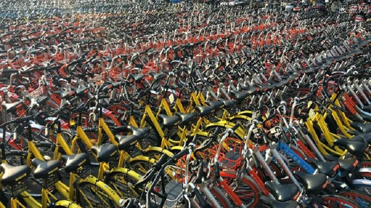 南京共享单车死城 共享单车“只进不出”占地100亩