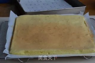 奶油奶酪夹心蛋糕卷