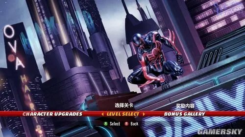 《蜘蛛侠：破碎维度》菜单选项翻译