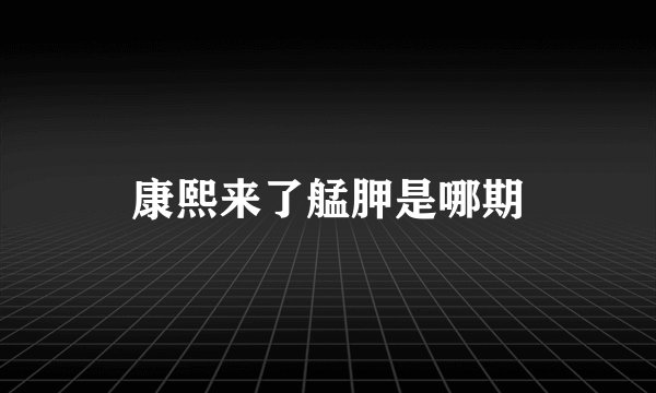 康熙来了艋胛是哪期