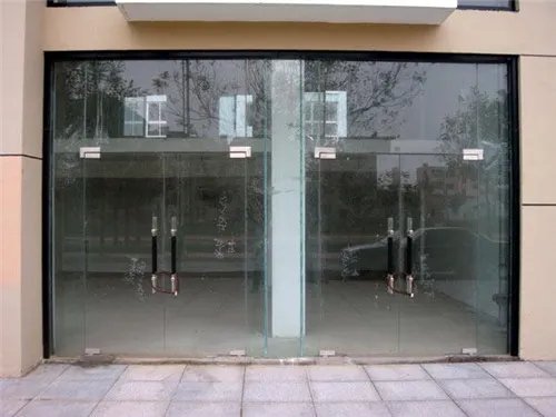 玻璃门地弹簧怎么拆