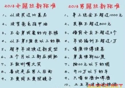 2013男女屌丝标准出炉 做个“屌霸”毫无压力