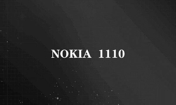 NOKIA  1110