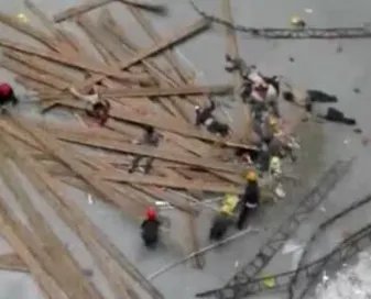 广州在建电厂坍塌是真的吗?