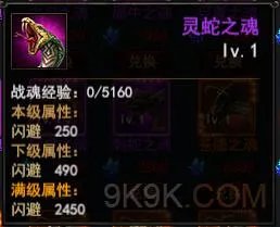 黑暗之光战魂灵蛇之魂用多少战魂碎片