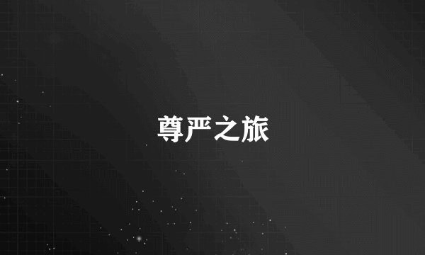 尊严之旅
