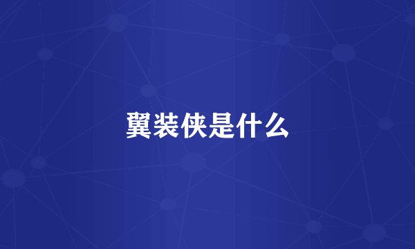 翼装侠是什么