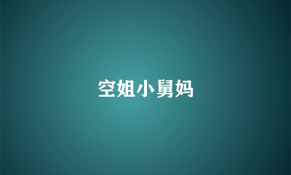 空姐小舅妈