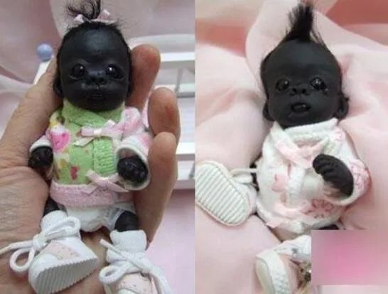 世界上最黑的孩子图片:真实黑孩子创人类新高度