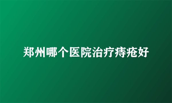 郑州哪个医院治疗痔疮好