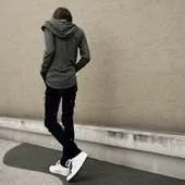 真人的黑白QQ头像 男生的