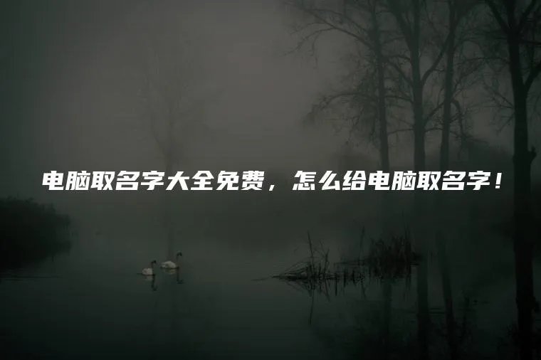 电脑取名字大全免费，怎么给电脑取名字！