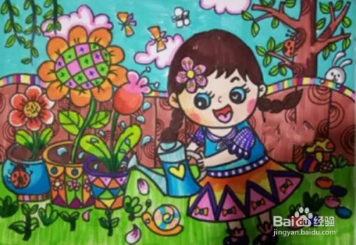 植树节的儿童画怎么画?