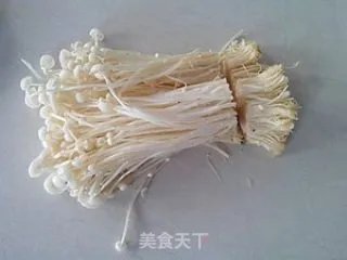 韭菜炒金针菇