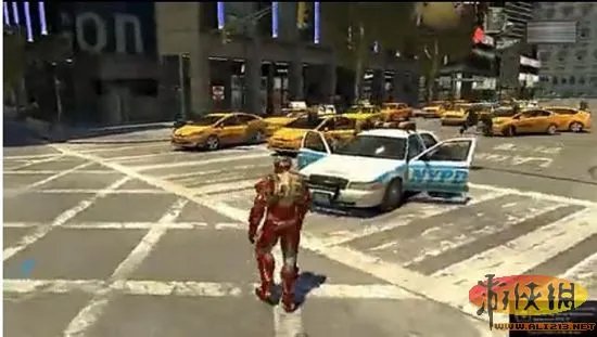 《GTA4》最新MOD “钢铁侠3”Mark 17战甲乱入