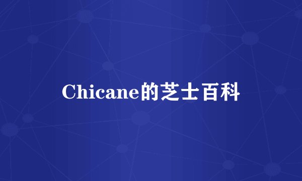 Chicane的芝士百科