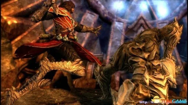 恶魔城：暗影之王 终极版 泰坦BOSS扔石头的键盘打法