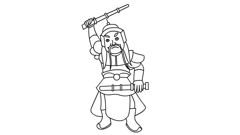 门神简笔画