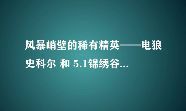 风暴峭壁的稀有精英——电狼史科尔 和 5.1锦绣谷身上带点的狼属性，技能上有什么区别吗？