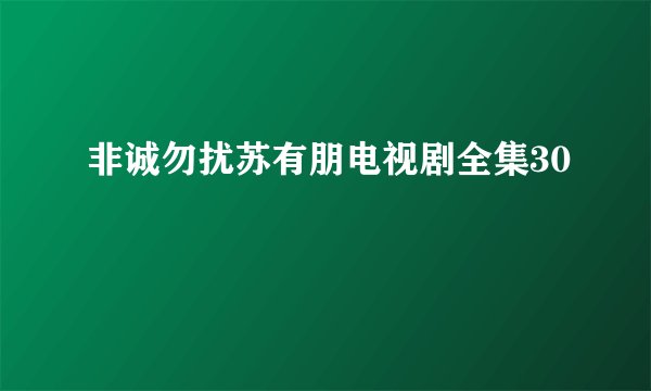 非诚勿扰苏有朋电视剧全集30