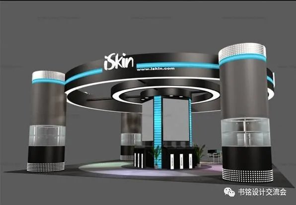 商业展览展示展厅会展展台场景3D模型设计素材